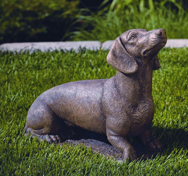 Dachshund Dog Sculpture Life-Size Statue